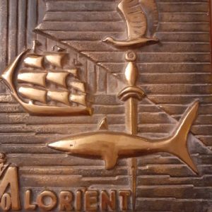 Tape de bouche en bronze – Cercle des Officiers de Marine de Lorient
