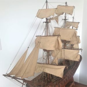 Maquette du "Superbe", vaisseau amiral sous Louis XVI