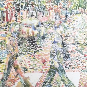 Dvan, « Beatles, Abbey Road», aquarelle - 41x29cm