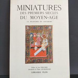 « Miniatures des premiers siècles du Moyen Age". Collection Iris, édition Plon, 1951.